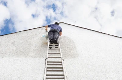 Peinture extérieure à Ménéac — façades et ravalement